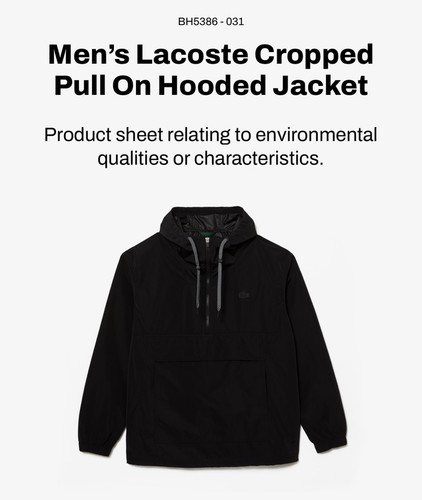 Lacoste men cropped pull - lacoste,