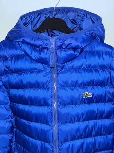 Lacoste quileted hooded puffer - lacoste,