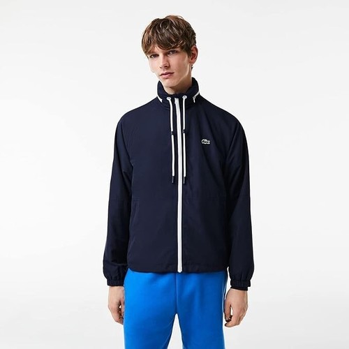 Lacoste jacket mens blue - lacoste, water